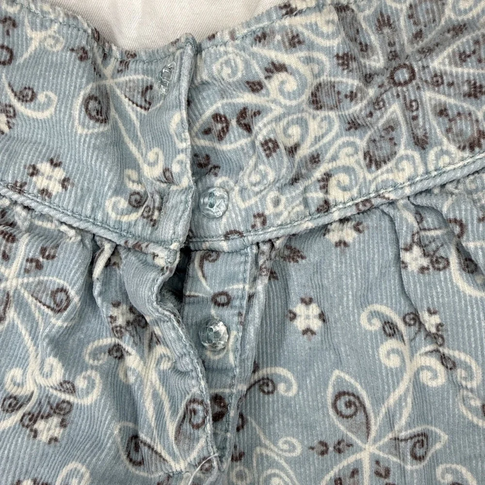 💙 BabyGap Blue Paisley Corduroy Dress | Cottage Core 3T - Picture 4 of 9